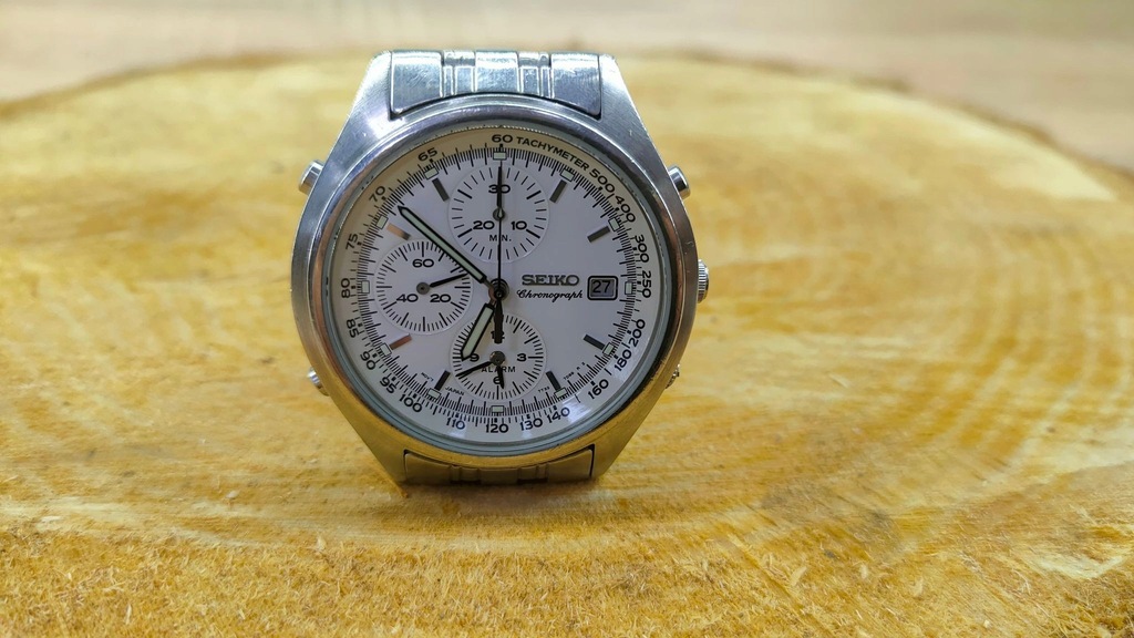 Zegarek męski SEIKO chronograph 7T32-7c60 - 12725945414 - oficjalne  archiwum Allegro