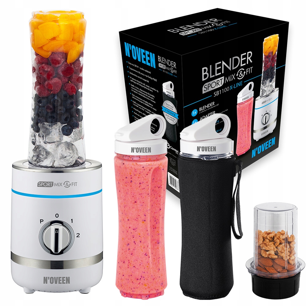 BLENDER SPORTOWY SB1100 SMOOTHIE KRUSZY LÓD MŁYNEK