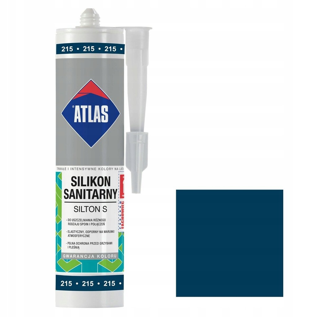 Silikon sanitarny 215 280 ml Atramentowy Atlas