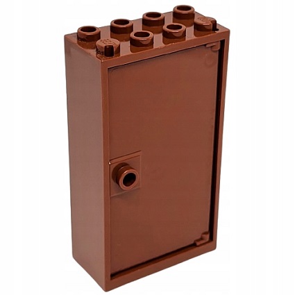 LEGO Drzwi 2 x 4 x 6 z ościeżnicą 60599 + 60616 NOWE