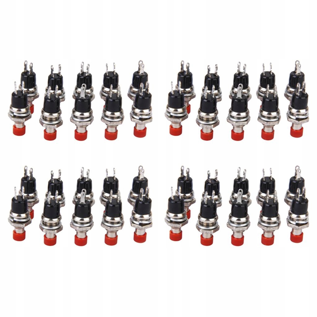 40 Pieces Mini Momentary Push Button Switch for