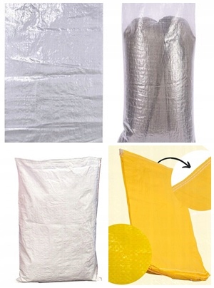 WORKI NA EKOGROSZEK MĄKĘ PIASEK KAMIEŃ ZBOŻE 15 KG 40 X 60 OBSZYWANE KOLORY