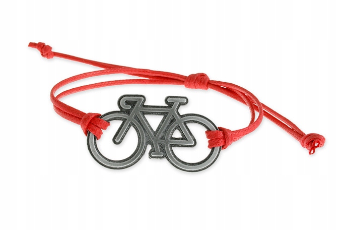 BRANSOLETKA DLA CYKLISTÓW STALOWY ROWER ar2523
