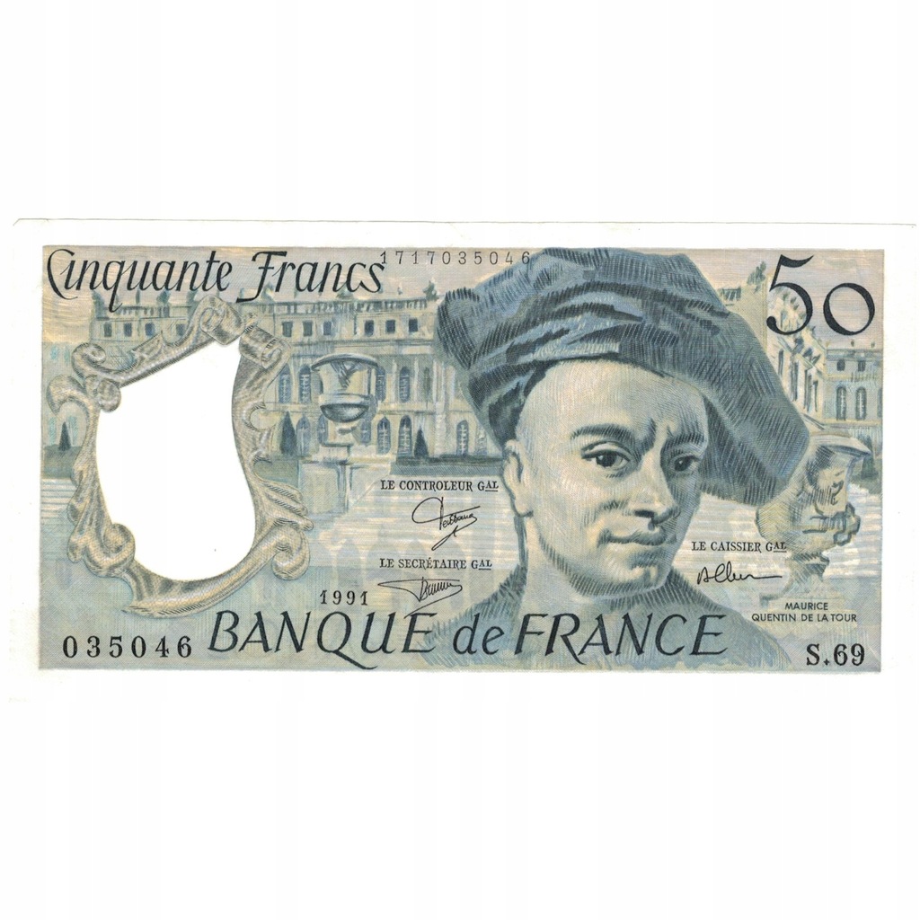 Francja, 50 Francs, Quentin de La Tour, 1991, S.69