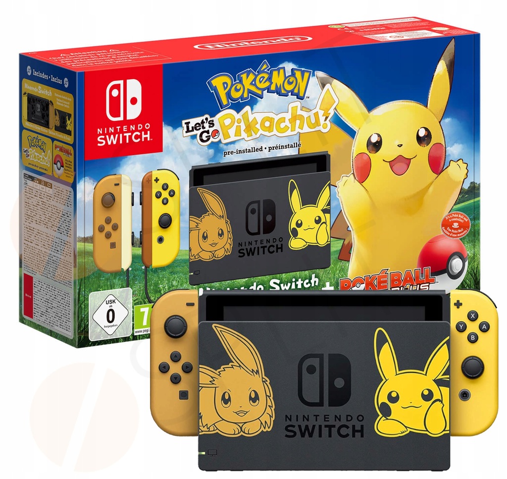 NINTENDO SWITCH POKEMON LET'S GO PIKACHU EDITION