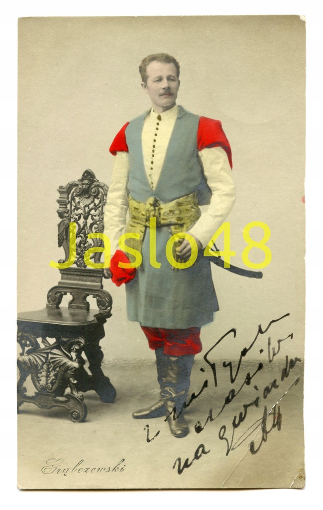 Grąbczewski Wiktor - śpiewak operowy ( 1863 - 1924 ) RRR