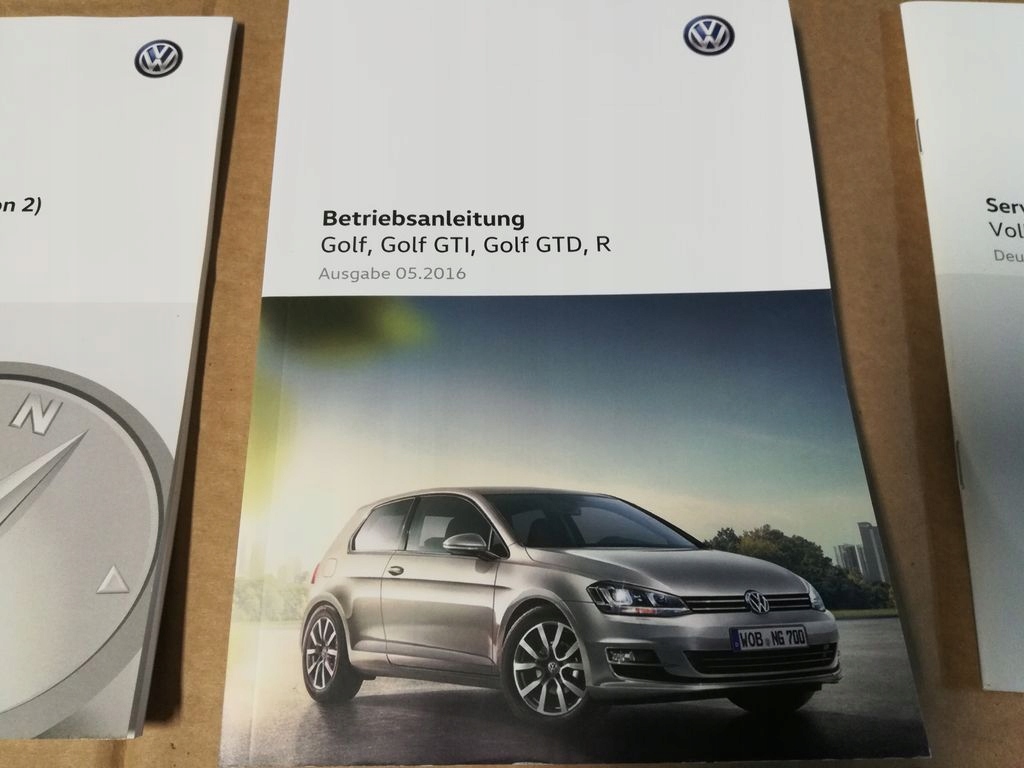 KSIĄŻKA OBSŁUGI SERWISOWA VW GOLF 7 GTI GTD R NOWA