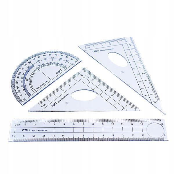 Zestaw szkolny przybory do geometrii matematyki