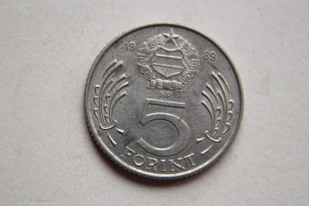 5 FORINT 1989 R WĘGRY -W067
