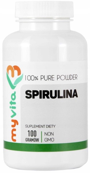 Myvita Spirulina Proszek 100 G Oczyszczanie