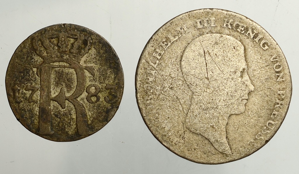 8. Stare Niemcy zestaw monet