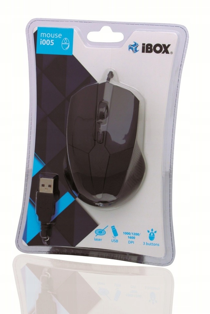 IBOX Mysz I005 laser USB