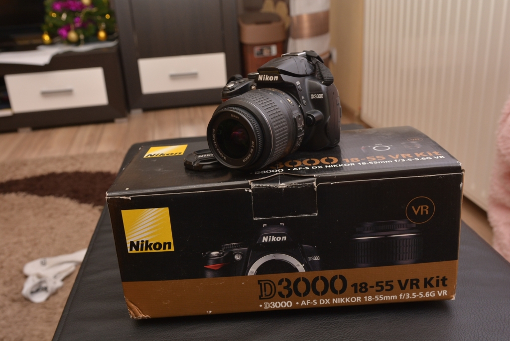 Nikon D3000, 18-55vr