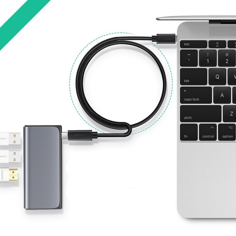 Купить КАБЕЛЬ-УДЛИНИТЕЛЬ UGREEN USB-C 3.1 4K FULL HD 50СМ: отзывы, фото, характеристики в интерне-магазине Aredi.ru