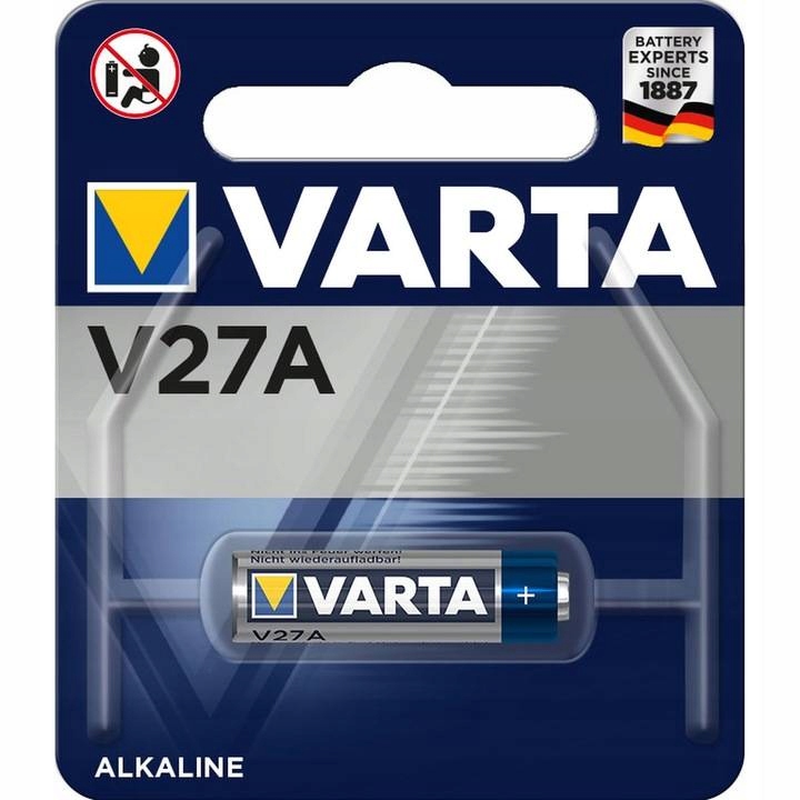 1 SZT BATERIA V27A ALKALICZNO-MANGANOWA 27A LR27