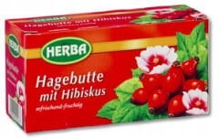 Herba Herbata Dzika róża z Hibiskusem 20 szt.