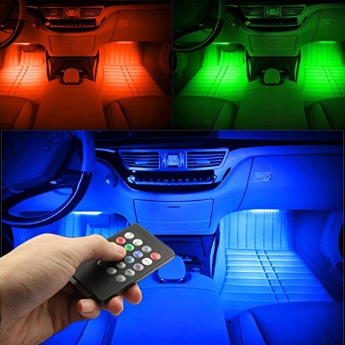 OŚWIETLENIE WNĘTRZA AUTA KABINY 72 LED RGB USB - 8924502385 - oficjalne