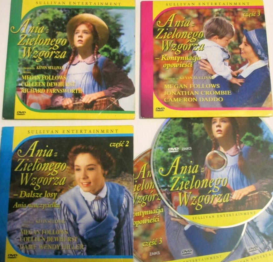 Ania Zielonego Wzgórza cz 1,2,3 dvd 1985 Lektor PL