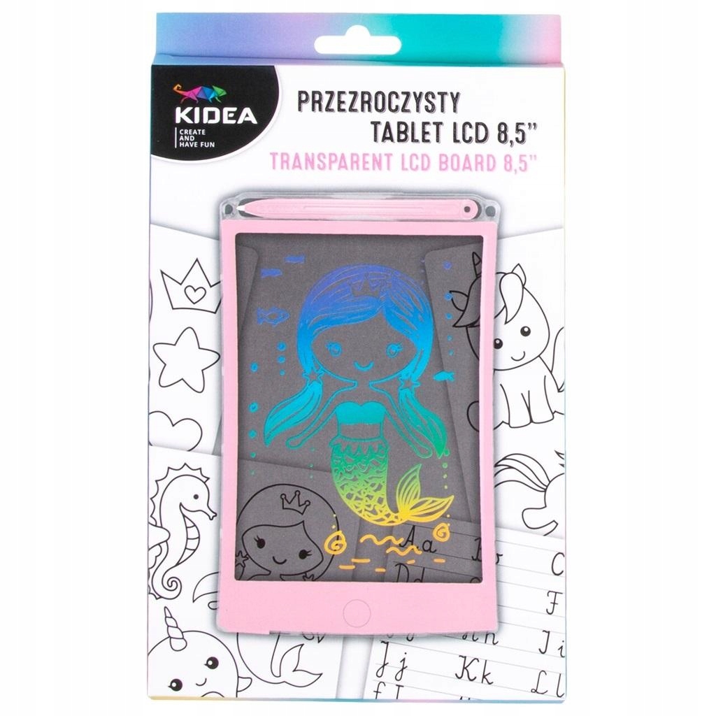 TABLET PRZEZROCZYSTY RÓŻOWY KIDEA ORYGINAŁ