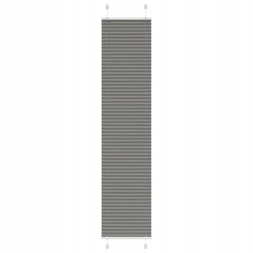 Roleta plisowana antracytowa 50x200 cm Szerokość tkaniny 49,4cm