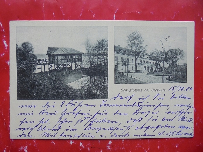 KNURÓW SZCZYGŁOWICE SCHYGLOWITZ PAŁAC STAW 1904 RRRRRR