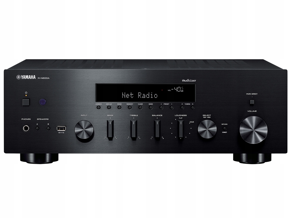 Yamaha MusicCast R-N600A (czarny)