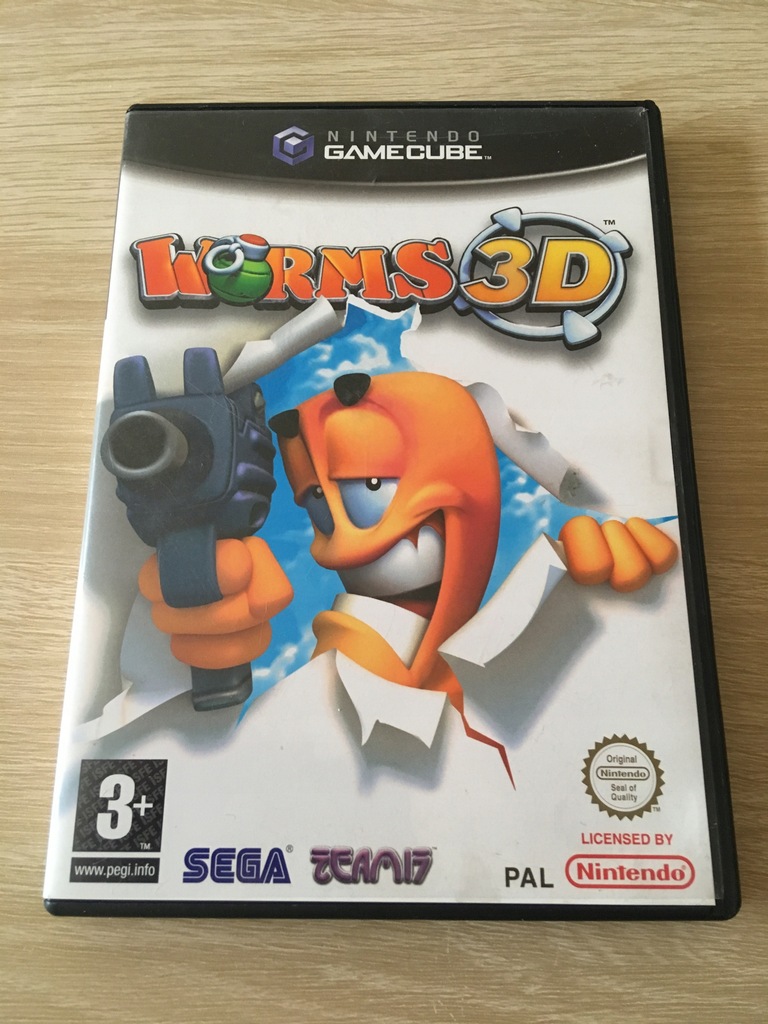 Worms 3D Gamecube Nintendo Wii 7933884068 oficjalne archiwum