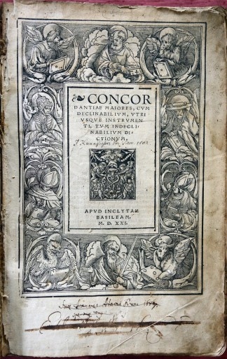 de Segovia Concordantiae totius Biblia Froben 1521
