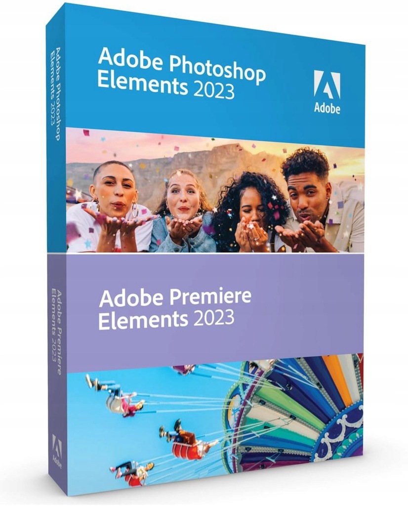 ADOBE PHOTOSHOP & PREMIERE ELEMENTS 2023 PL BOX LICENCJA WIECZYSTA