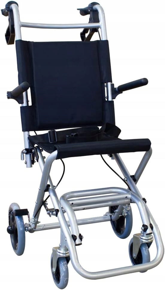 Mobiclinic, Wózek inwalidzki tranzytowy, czarny