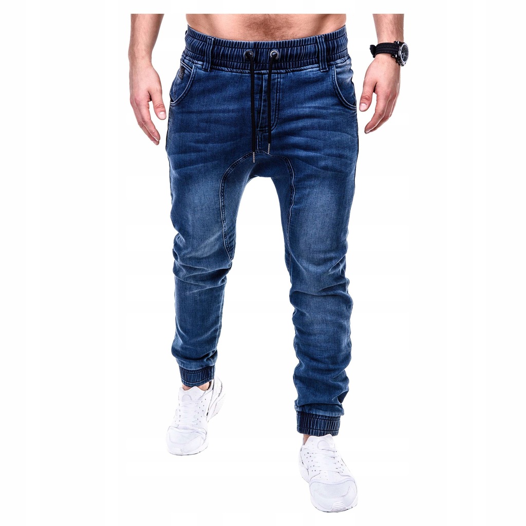 Jeansy jogger spodne jegger buggy P407 jeans M