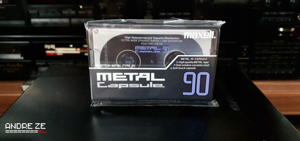 Maxell Metal Capsule 90 z Japonii, rok 1990-91.