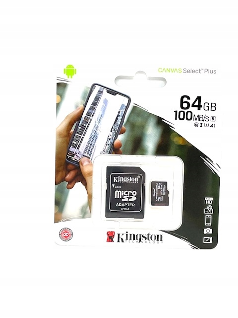 Karta pamięci micro SD 64 GB CLASS 10 UHS +ADAPTER