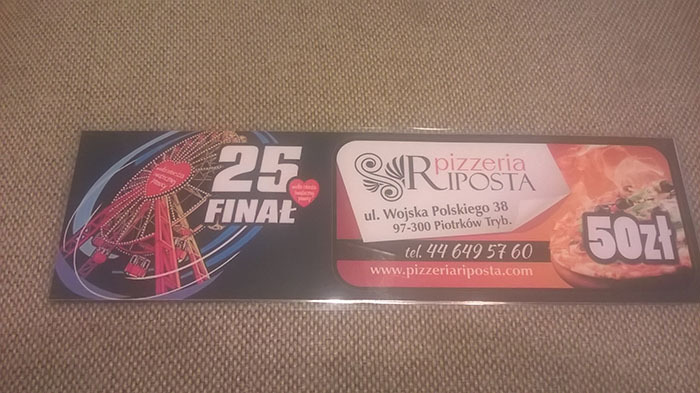 Voucher - Pizzeria Riposta