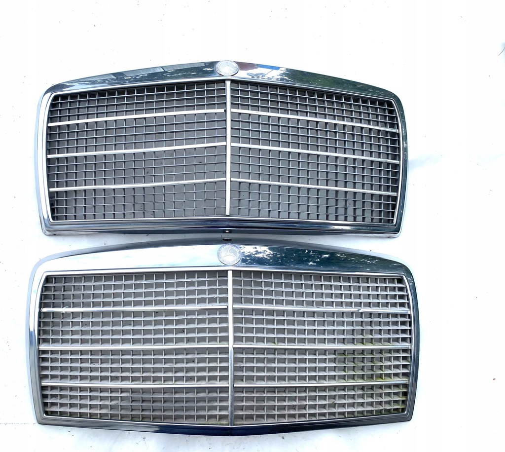 Atrapa grill maski chromowany Mercedes W116 SE SEL