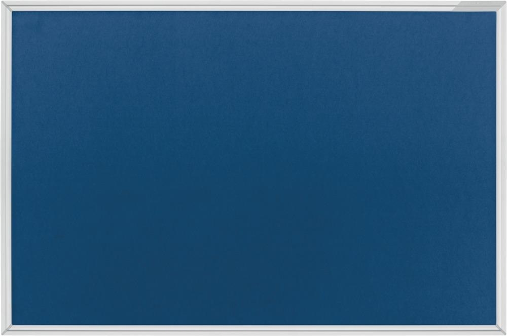Tablica informacyjna SP z filcu 120x90cm niebieska MAGNETOPLAN