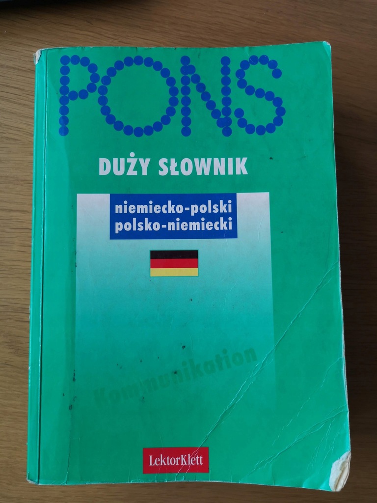 PONS Duży słownik niemiecko-polski polsko-niemiecki LektorKlett