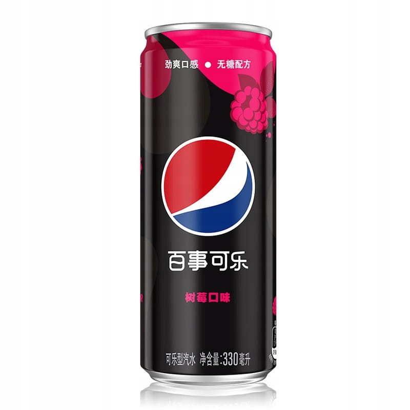 Pepsi Raspberry no sugar 330ml