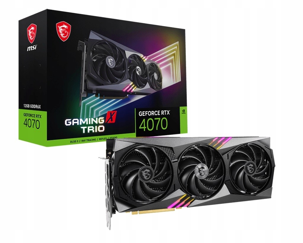 Karta graficzna GeForce RTX 4070 Gaming X Trio 12G