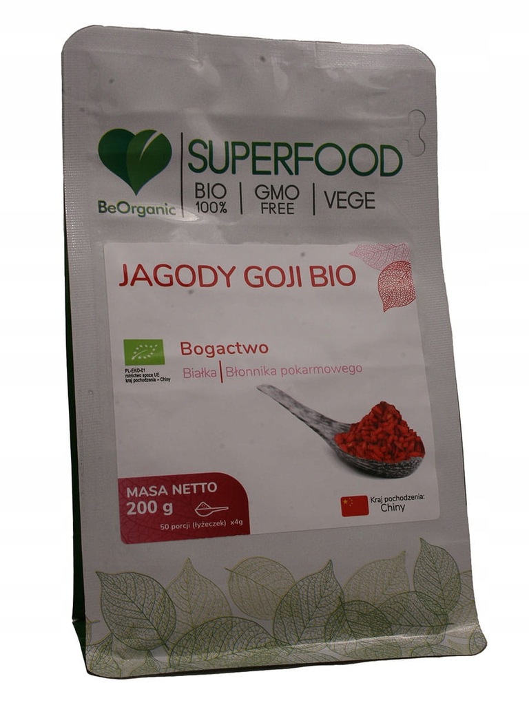 Jagody Goji Bio 200g BeOrganic Medicaline