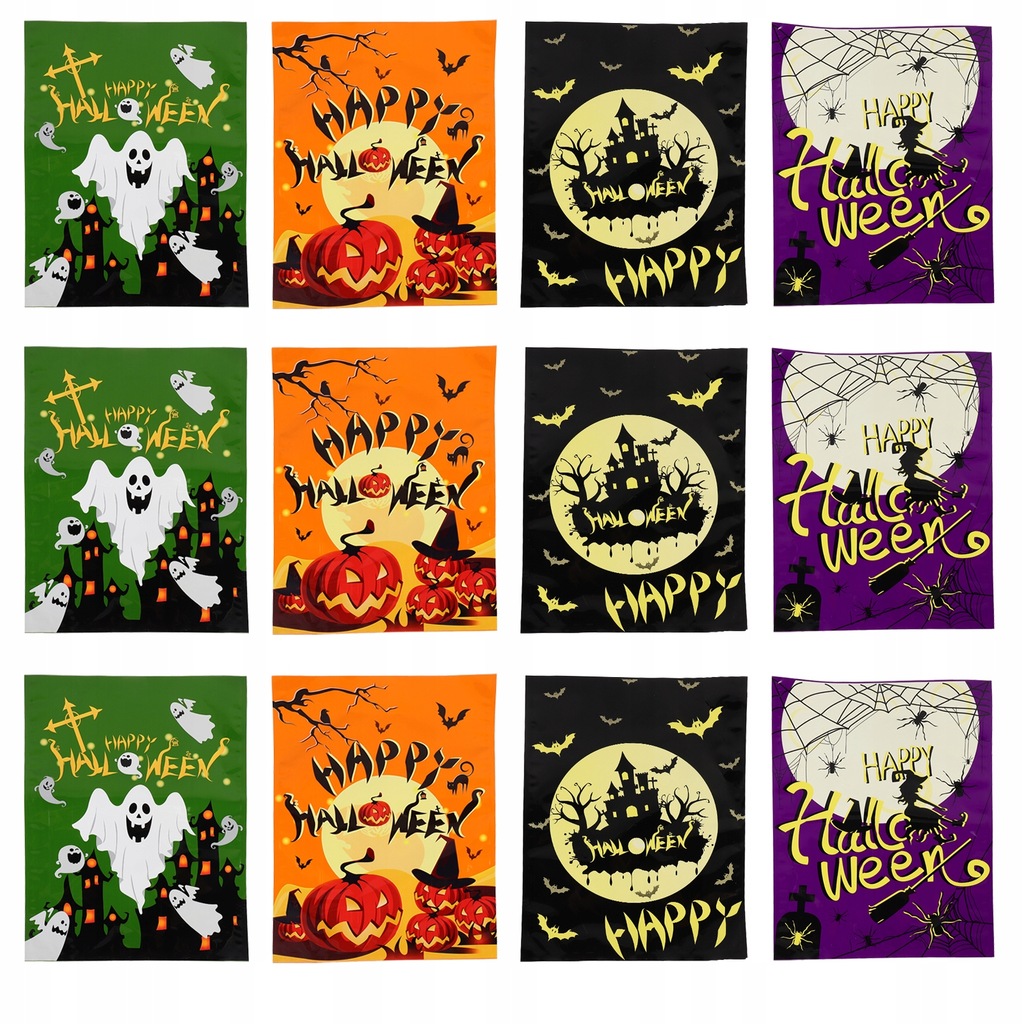12 sztuk Halloween Theme Candy Ruch Dynia Ghost