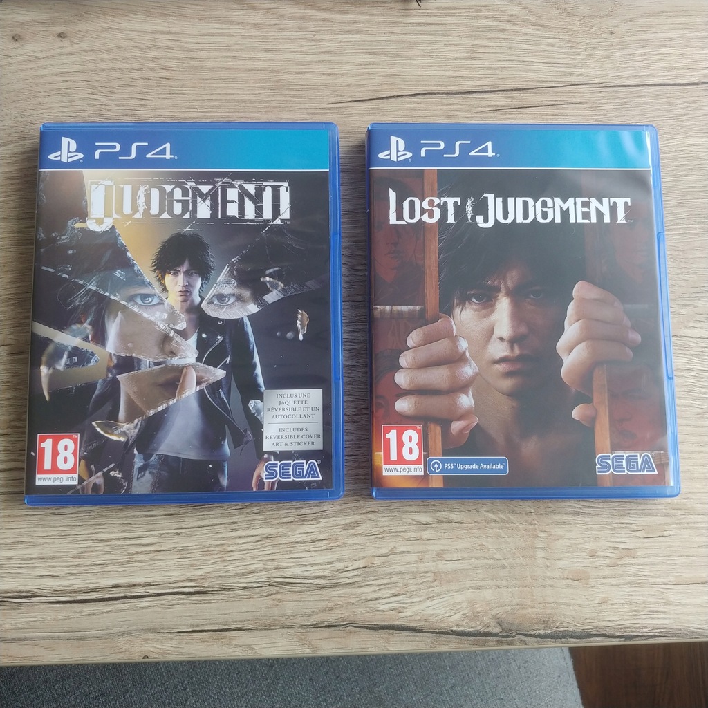 Gry Judgment + Lost Judgment PS4 JAK NOWE WARTO!