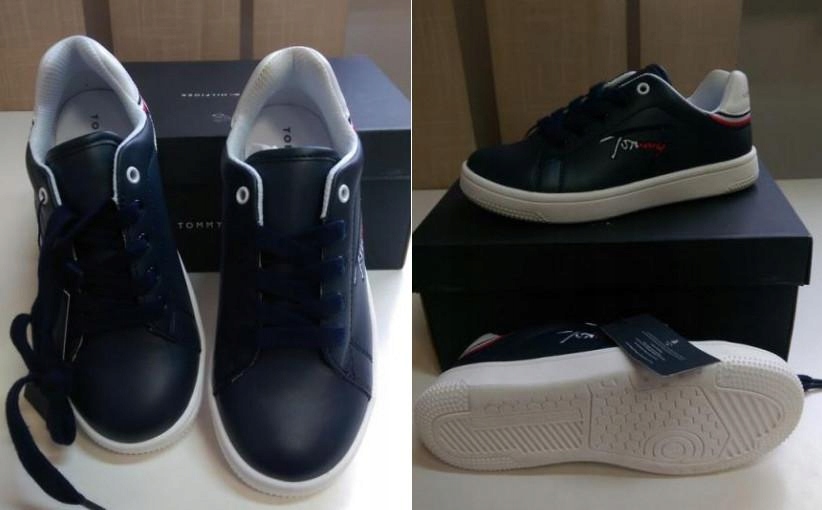 F20B014 TRAMPKI SNEAKERSY NAVY TOMMY HILFIGER 31