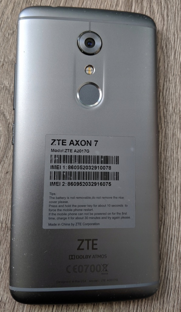 Zte Axon 7 017g Wersja Europejska Komplet Oficjalne Archiwum Allegro