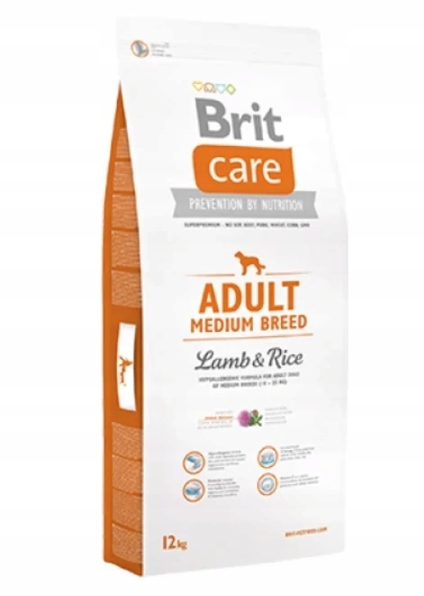 Купить Корм BRIT Care Adult Medium LAMB&RICE 12 кг: отзывы, фото, характеристики в интерне-магазине Aredi.ru