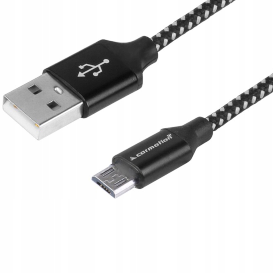 Kabel mikrofibrowy, 300cm, USB > micro USB + Alkotest jednorazowy
