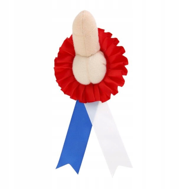 Przypinany Kotylion Order Penis Award Ribbon Willy