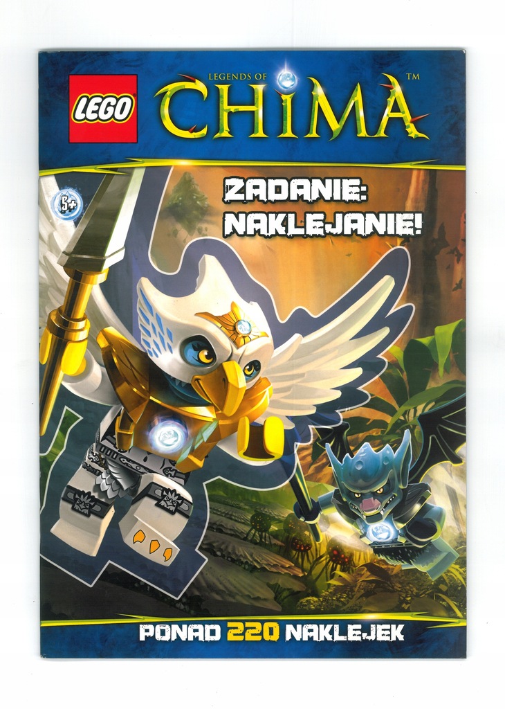 Lego Legends of Chima Zadanie: naklejanie! książka
