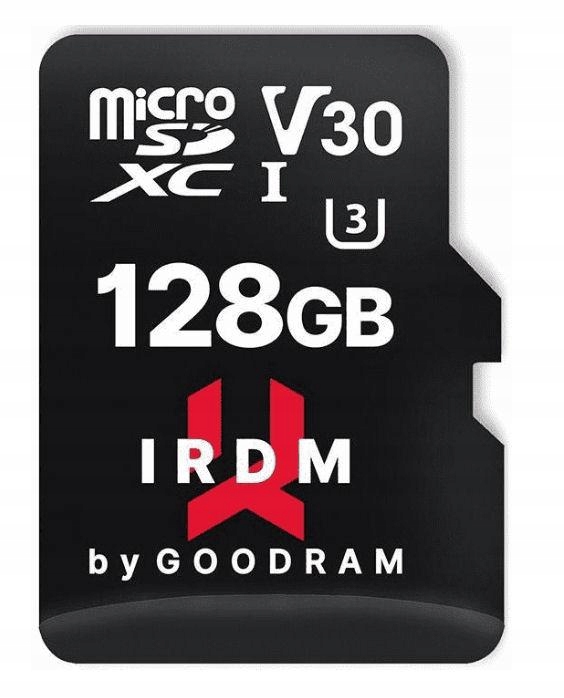 Karta pamięci GoodRam IRDM microSD 128GB UHS I U3 100/70 MB V30