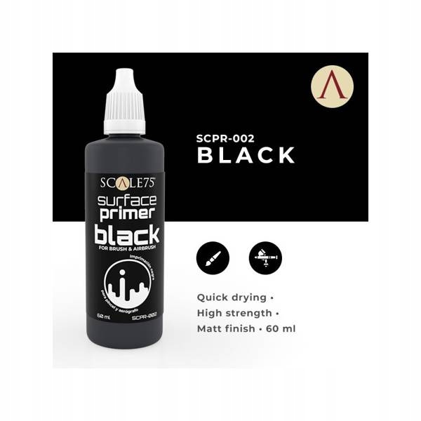 Scale 75: Primer Surface Black (60 ml)